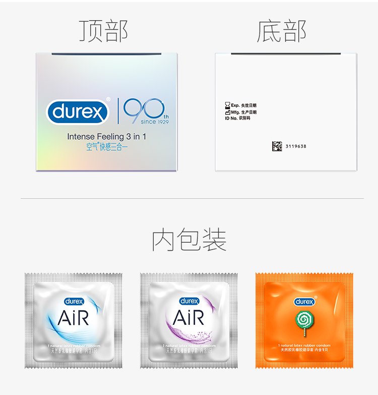 杜蕾斯 超薄AiR空气套 16只  比冈本003更薄更润 图11