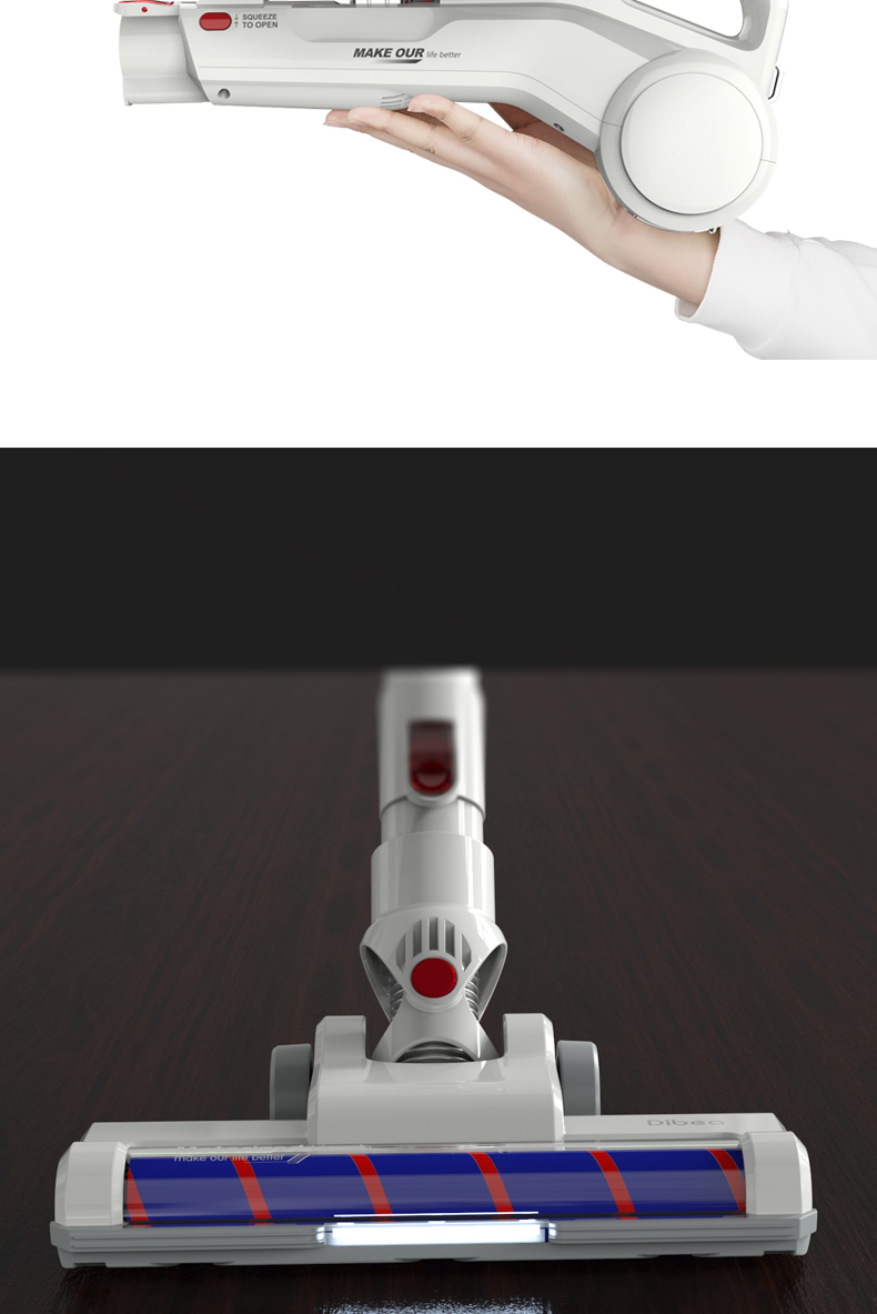 may hut bui hitachi [Tự vận hành] Máy hút bụi gia đình không dây Dibea / Dibei degazer mạnh mẽ DW200Pro, ứng dụng toàn cầu - Máy hút bụi máy thổi bụi công nghiệp