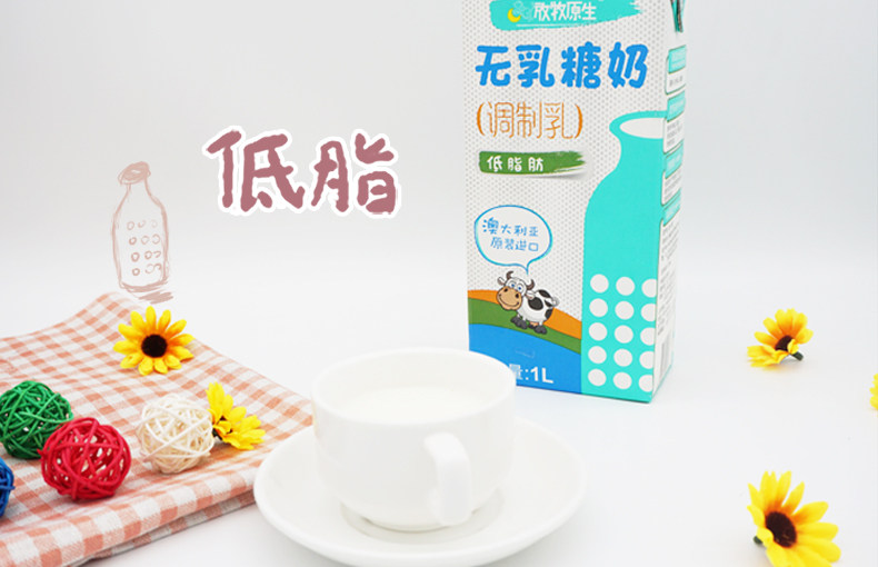 我们买过 澳大利亚 放牧原生 无乳糖低脂牛奶 1L*6盒*2件 图15