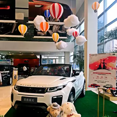 Meichen hot air balloon decoration hanging ornaments pendant props car 4s shop Exhibition Hall exhibition car delivery area atmosphere layout