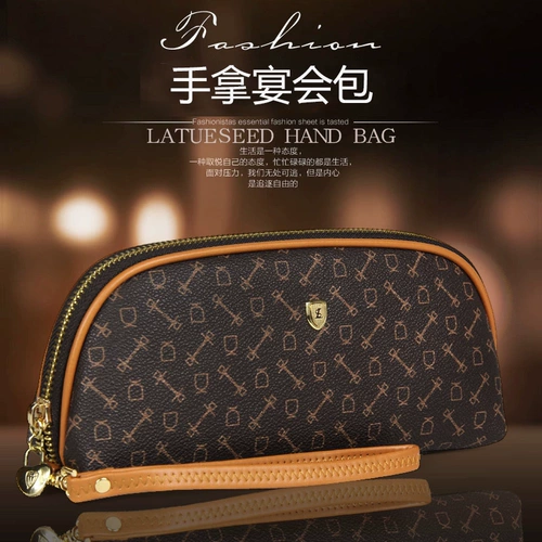 Модная маленькая сумка клатч, вместительная и большая барсетка с молнией