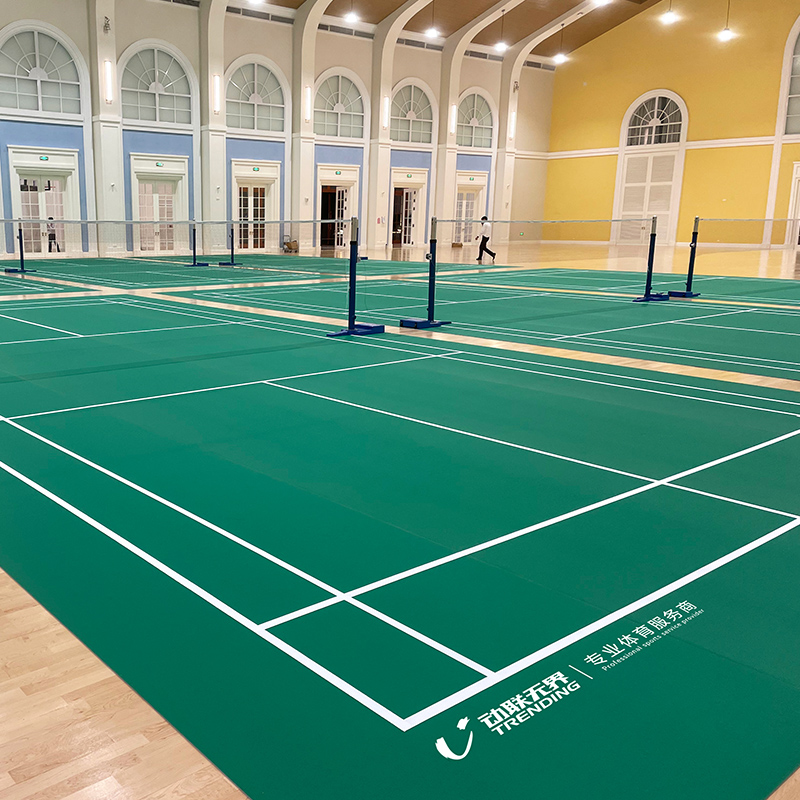 Badminton court floor glue indoor and outdoor PVC sports floor glue professional wind reeling hall air volleyball badminton floor mat