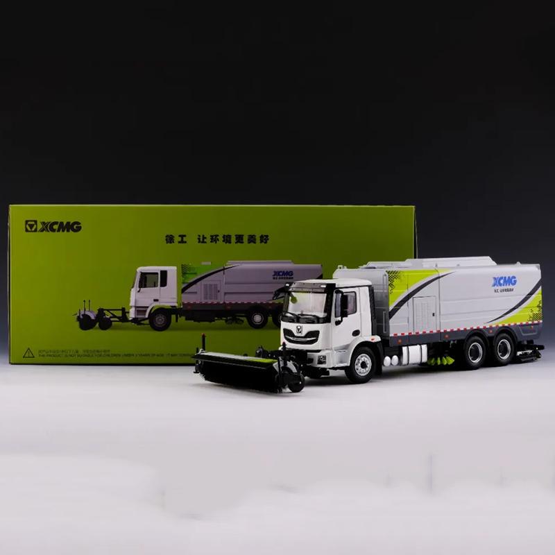 Xcmg Deep Cleaning Sweeper Truck, Road Sweeper, Snow Removal Truck Alloy Model 1:35 Xcmg Deep Cleaning Sweeper Truck, Road Sweeper, Snow Removal Truck Alloy Model 1:35