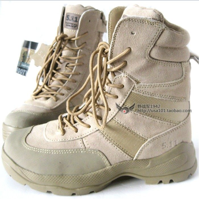 Boots militaires pour homme en Anti-fourrure - Ref 1402505 Image 18