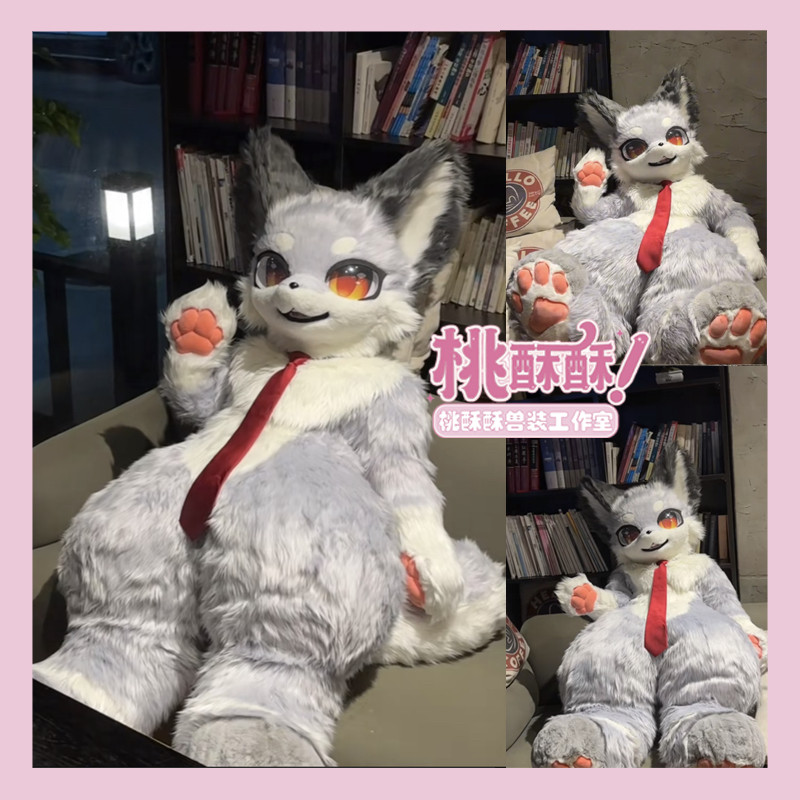 【桃酥酥】兽偶兽装纯手工制作工期30天,真的值得等待吗?-furry福瑞兽装-淘宝好物网