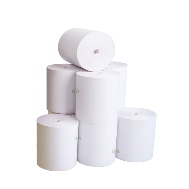 Ultra-thin thermal cashier paper 57x50 thin extra long Meituan takeaway 58mm small ticket machine printing paper 5750