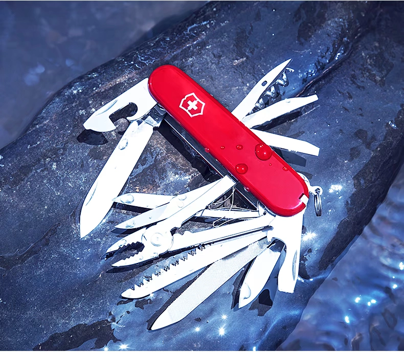 Victorinox Swiss Army Knife Chính hãng 91MM Classic Red Artisan 1.3773 Dao Thụy Sĩ đa chức năng