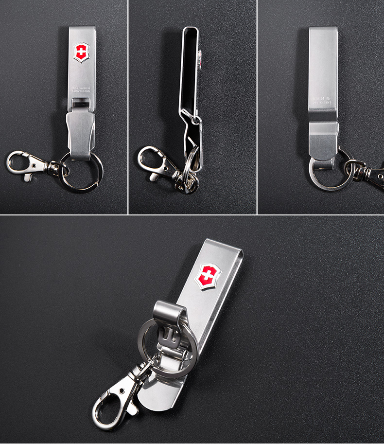 Gốc xác thực Vickers saber Thụy Sĩ quân dao thép không gỉ vành đai keychain 4.1858 cuộc sống đối tác