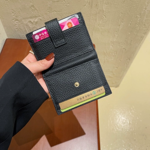 Короткий маленький ультратонкий универсальный картхолдер подходит для мужчин и женщин, кошелек, из натуральной кожи