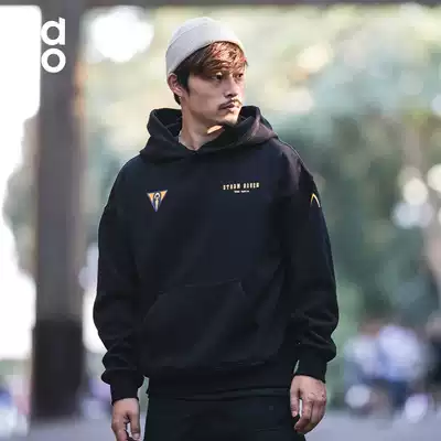 EDCO x high mountain wind storm Crow Series sweater American Street function wind men and women loose windproof sweater