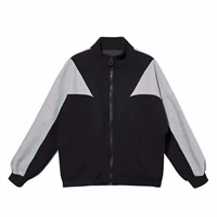 Черная весенняя небольшая дизайнерская ретро куртка для отдыха для школьников, коллекция 2023, свободный крой, в американском стиле, подходит для подростков