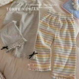 Осенние леггинсы, штаны для девочек, в западном стиле