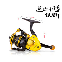 Dejima fishing wheel TW107 mini fishing reel metal wire Cup fishing wheel spinning wheel fishing wheel micro wheel small fishing wheel