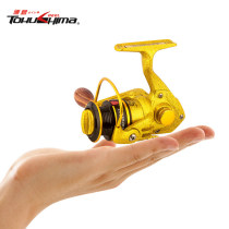 Dekushima fishing reel TA500 mini wheel road Asian wheel ice fishing tankmouth fish wheel raft fishing small sea pole rock pole spinning wheel