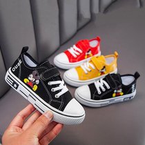 Sail Cloth Shoes Han Children Shoes Boys Shoes Softbottom Casual Girl Board Shoes Baby Boom 2021 Spring Autumn single shoes