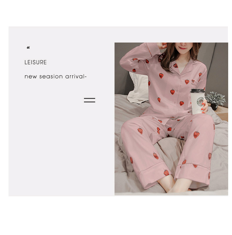 Pyjama pour femme en Coton à manches longues - Ref 2987748 Image 14