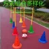Thực hành hình nón Kem ốc quế Đào tạo an toàn cho trẻ em Cảnh báo bằng nhựa Dấu hiệu trượt băng Trumpet dọc