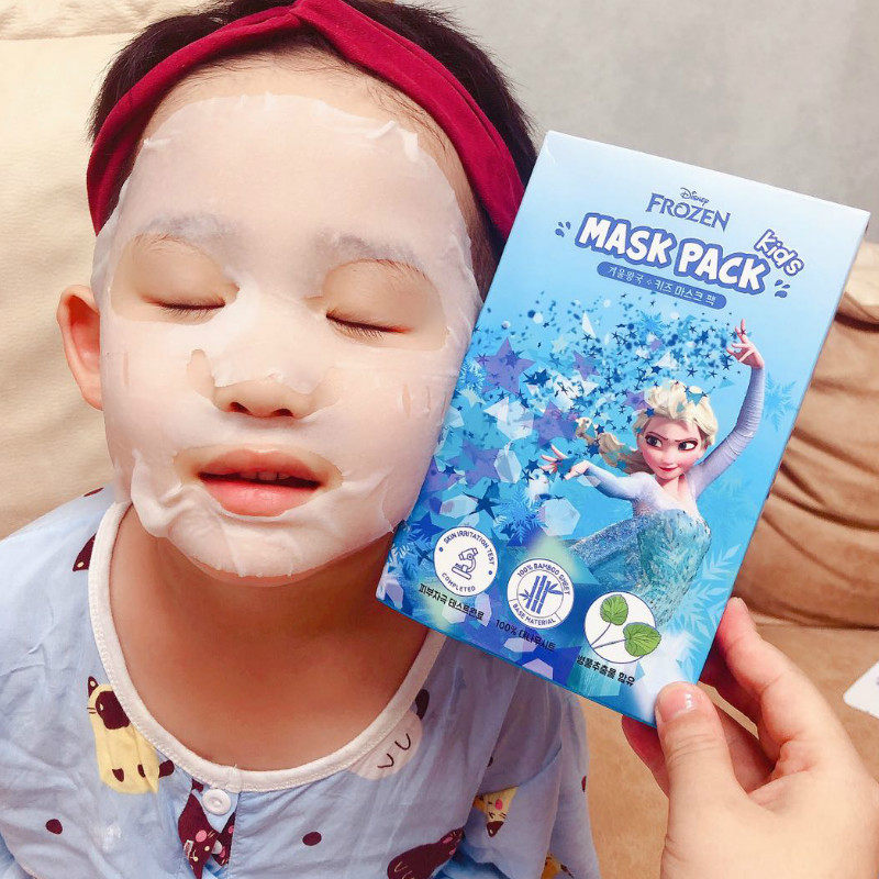 South Korea's ice and snow children mask girl moisturizing baby special children with water repair without stimulating student sun repair