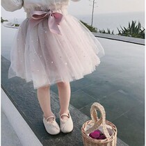 Girls dress Skirt Half Body Dress Foreign Air Skirt Spring Summer New Middle Boy Baby Fluffy Skirt Short Skirt Child Princess Dress