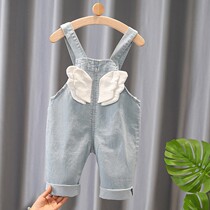 Baby Back With Pants Jeans 2022 New Spring Autumn Clothing Boy Single Pants 0-123 Year Old Girl Clothes Children Long Pants Thin