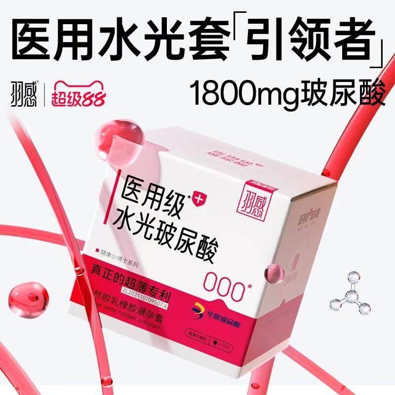 【医用水光玻尿酸】羽感爱的小屋避孕套礼盒
