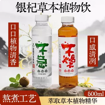 长安饮子金银花本草植物饮料500ml整箱