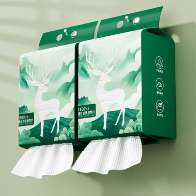 100%全棉洗脸巾壁挂式600抽正品