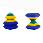 纽乐儿童积木智慧金字塔益智宝宝智力开发大颗粒女孩男孩拼装玩具