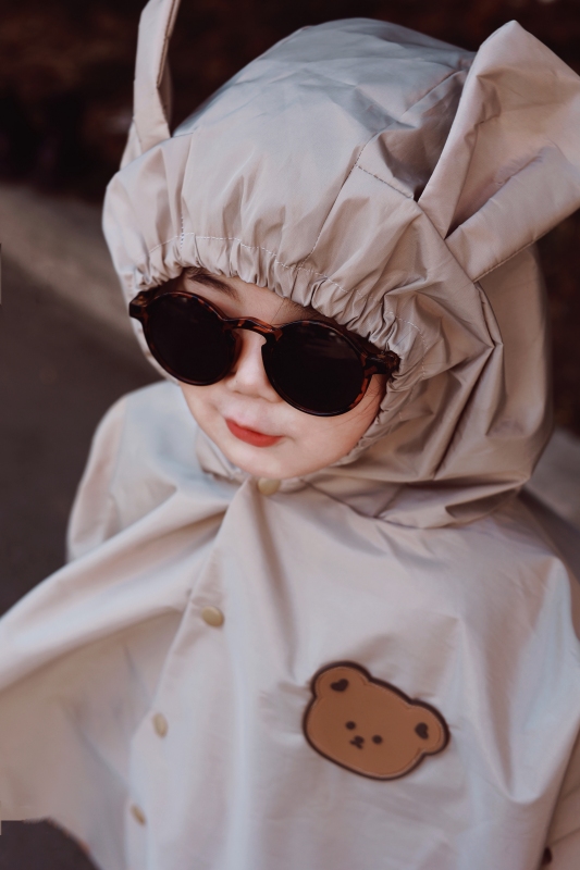 INS Children Cloak Raincoats Cute Cartoon Rain Cape Light Without Bondage-Taobao