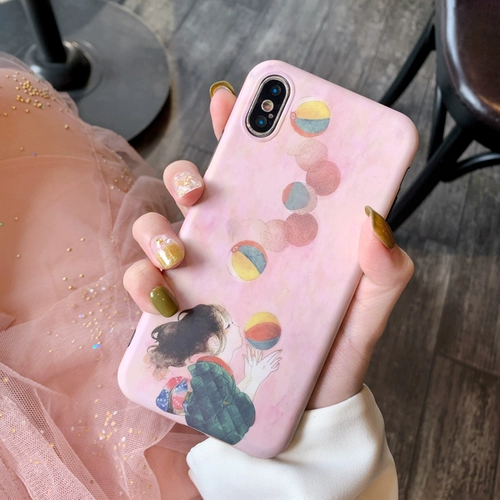 Иллюстрация девушка порошковой фундамент Huawei P30pro Coase P10/P20PRO Силиконовой nova2s/3/3i/3e/4 Anti -Fall Mate20 All -Inclusize Soft Shell Honor 9/10/V20 Защитная обложка Mai Mang 7