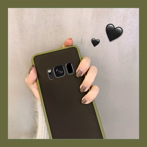 Samsung, Galaxy s8, матовый чехол для телефона, силиконовый защитный чехол, прозрачный креативный Galaxy s8, простой и элегантный дизайн, защита при падении, для влюбленных