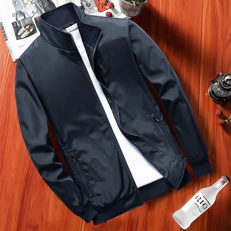 Middle-aged men's coat spring and autumn clothing daddy middle-aged adult autumn leisure spring thin jacket