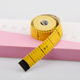 High-quality yellow and white commercial tape measure, clothing measuring ruler, soft ruler, commercial ruler for measuring clothes, waist and bust