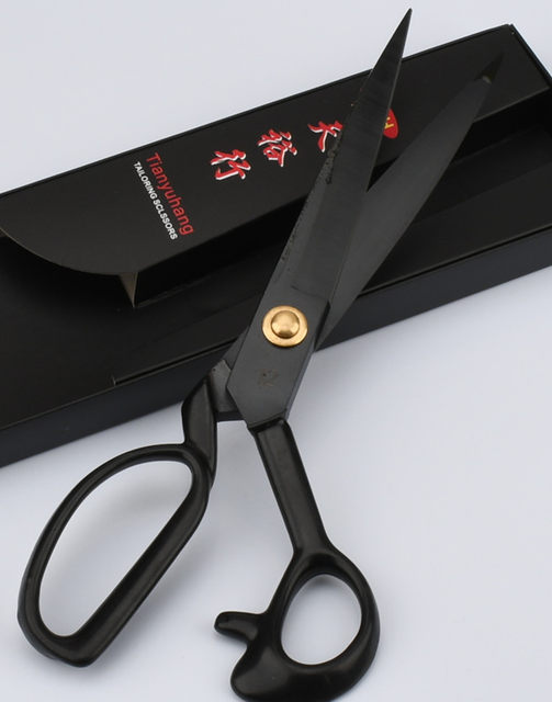 German quality Tianyuhang imported tailoring scissors clothing scissors for cutting clothes household 9-12 inch large scissors