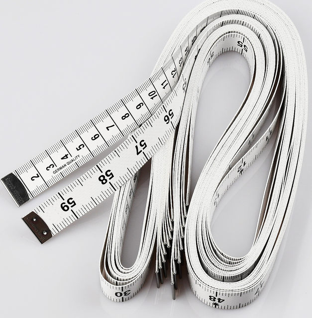 High-quality double-sided centimeter soft ruler, tailoring tape measure, waist and bust measurement ruler