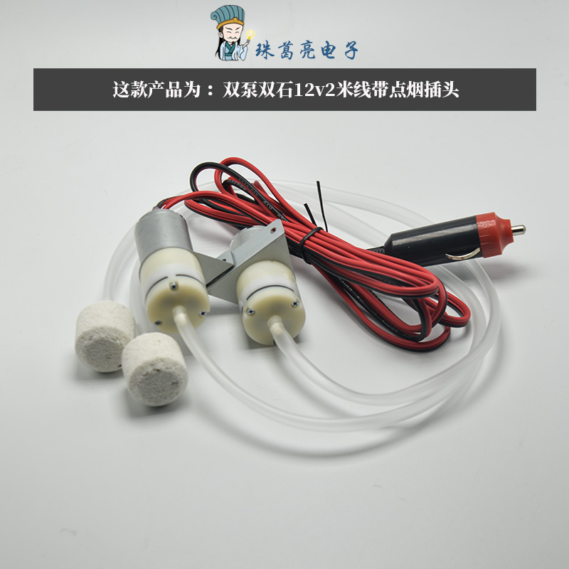 Oxygenation pumping on-board batter battery 12v Outdoor blackout DC Oxygen Machine Selling Fish Aerator Air Pump 24v Cigarette Lighter