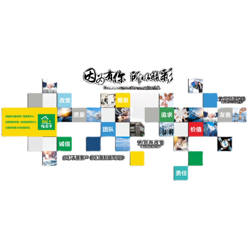 Company team outstanding staff elegant demeanour display photo wall corporate culture wall design custom decoration inspirational wall stickers