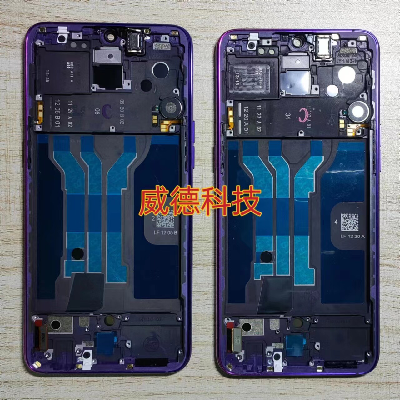 Suitable for OPPOR15 touch screen R17 screen assembly original R15X K1 LCD internal and external display RenoZ with frame