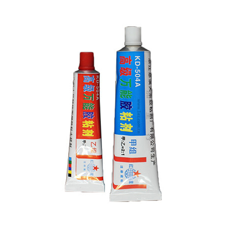 Hongxing KD - 504 - a epoxy resin glue agent AB glue, glue plastic metal porcelain ceramic woodworking special waterproof latex white yellow general all - purpose adhesive glass glue