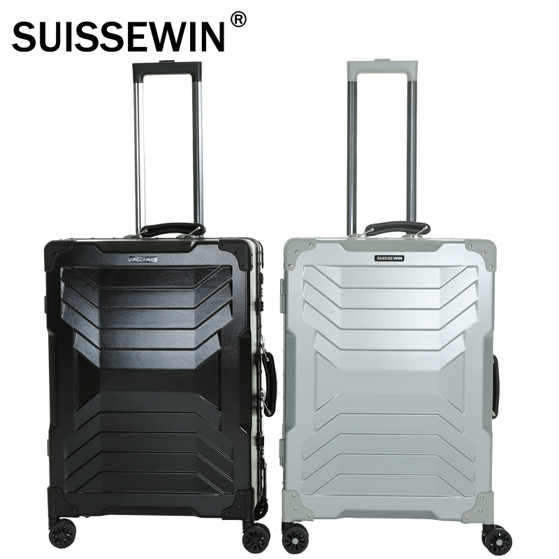 Swiss army knife SUISSEWIN universal wheel trolley case Net red shake sound luggage suitcase female password boarding box