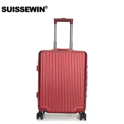 Swiss Army Knife SUISSEWIN Good Voice Sponsored Mute Universal Wheel Retro Aluminum Frame Travel Box