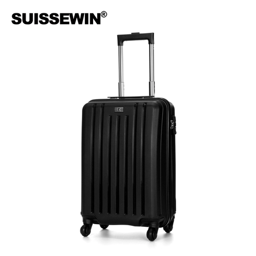 Швейцарский армейский нож SUISSEWIN Silent Universal Wheels 20 Cabin Case Устойчивый к царапинам и износостойкий чемодан Легкий дорожный футляр