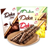 【大牌洽洽】Deka原装进口巧克力棒45g*5盒 券后14.9元包邮 (39.9-25)