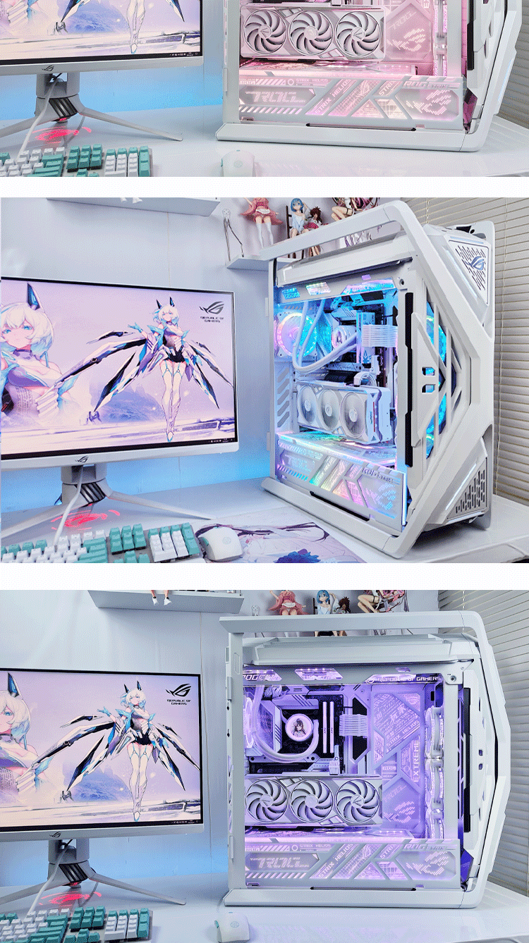 【苏州补贴】华硕白色创世神ROG全家桶水冷游戏主机5080显卡直播游戏台式电脑插图18
