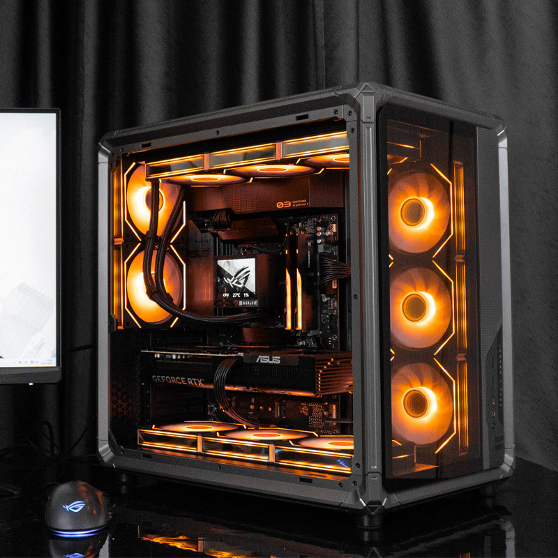 【苏州补贴】乔思伯X400锐龙R9 9800X3D海景房华硕全家桶5060/5070电脑主机插图5