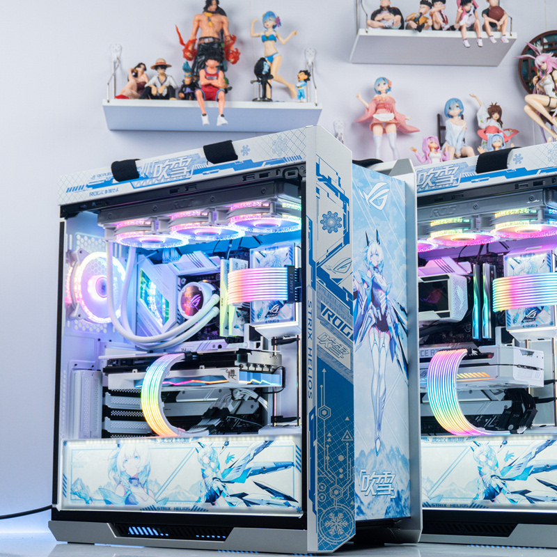 Asus Rog Snow White Full Set 9800X3D/5070Ti/5080/5090D Graphics Card Sun God Gaming Computer