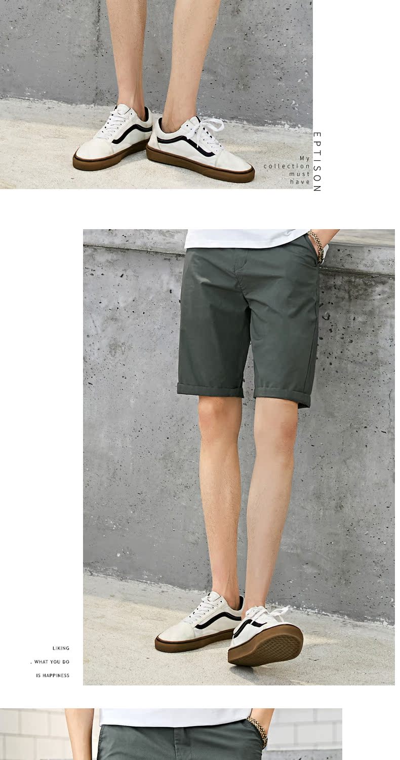 Sản phẩm quần áo Tiancheng 2019 hè mới giản dị quần short bé trai xu hướng phiên bản Hàn Quốc đơn giản của giới trẻ hoang dã năm điểm quần quần tây nam đẹp