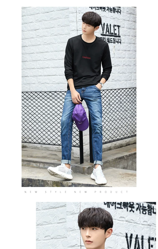 Quần áo Tiancheng 2019 xuân mới áo len nam xu hướng phiên bản Hàn Quốc của chiếc mũ trùm đầu đơn giản oversize rộng dài