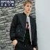 Quần áo sản phẩm Tiancheng 2018 mùa đông mới cotton ngắn quần áo nam xu hướng cotton trẻ trung áo khoác cotton mỏng áo khoác cotton áo bomber Đồng phục bóng chày