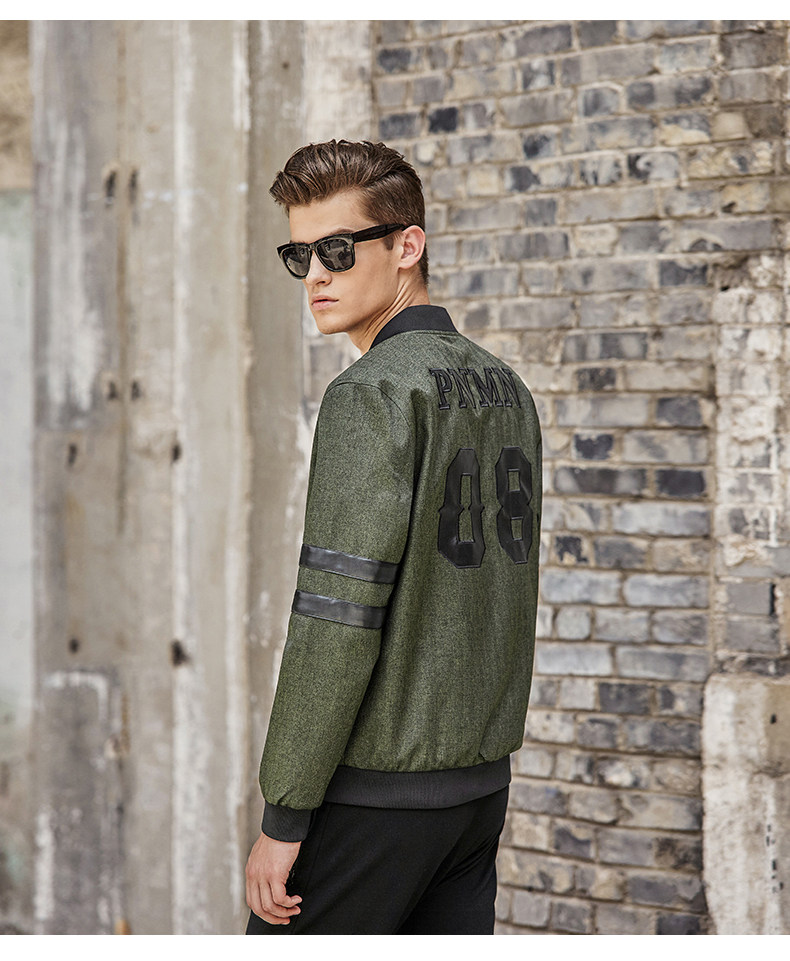 Осенняя трендовая бейсбольная модная куртка                